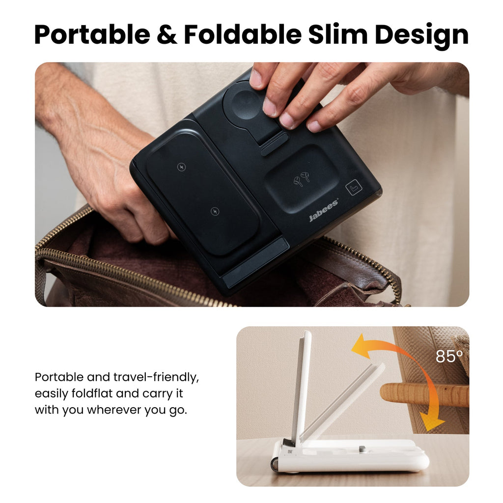 Station de recharge sans fil pliable 4 en 1 / 4-In-1 Foldable Wireless Charging Station