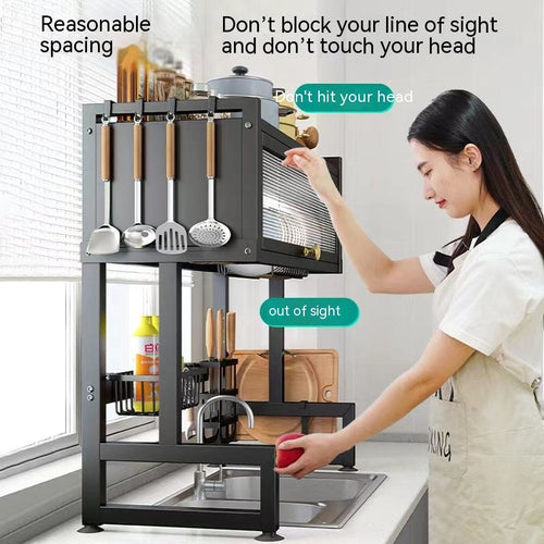 Support de rangement pour évier / Kitchen Sink Storage Stand Surface Washed Bowl And Chopstick Rack