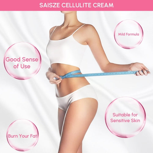Crème amincissante anti-cellulite pour le corps de 250 ml avec masseur et dissolvant / 8.8 oz Anti Cellulite Body Slimming Cream with Massager and Remover