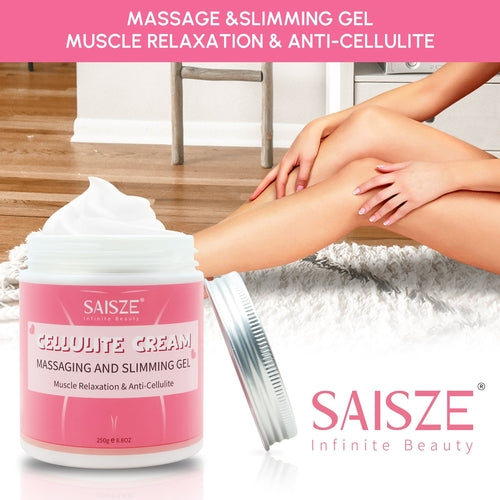 Crème amincissante anti-cellulite pour le corps de 250 ml avec masseur et dissolvant / 8.8 oz Anti Cellulite Body Slimming Cream with Massager and Remover