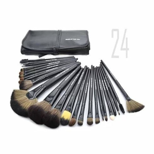 Ensemble de 24 pinceaux de maquillage de haute qualité / 24 Pieces High Quality Makeup Brush Set