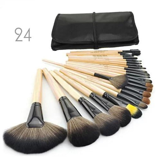 Ensemble de 24 pinceaux de maquillage de haute qualité / 24 Pieces High Quality Makeup Brush Set