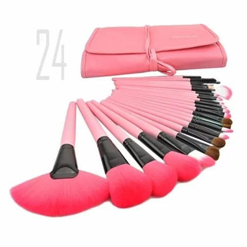 Ensemble de 24 pinceaux de maquillage de haute qualité / 24 Pieces High Quality Makeup Brush Set