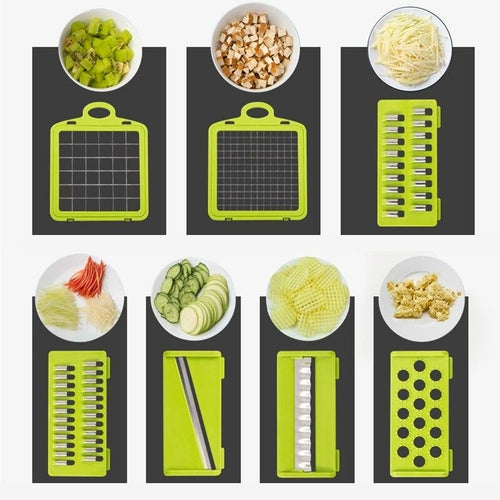 Ensemble de trancheuses multifonctionnel pour la cuisine / Kitchen Multi-function Potato Wire Cutter Slicer Set