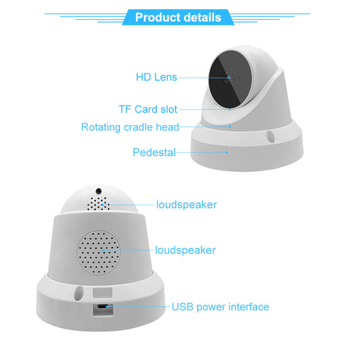 Caméra WiFi de sécurité domestique / WiFi Home Security Camera