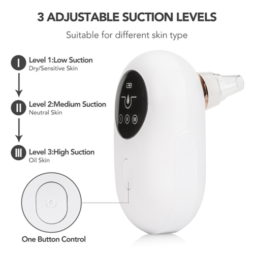 Portable Face Deep Pore Cleaner Vacuum Blackhead Remover