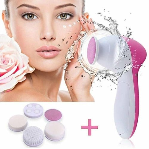 Ensemble de 5 brosses nettoyantes pour le visage / Face Massage Cleansing Brush 5 Pcs Set