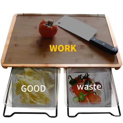 Expandable Bamboo Cutting Board Set Eco-friendly